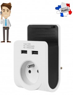 Chargeur GSM espion avec 2...